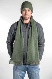 Scarves Neck Warmers: Fringed Possum Merino Scarf