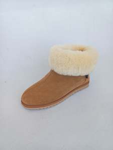 Boots Slippers: June Short Sheepskin Slipper Boot