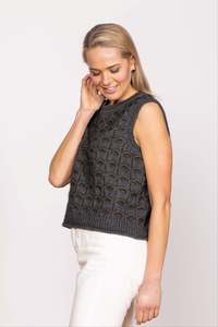 Eyelash Possum Merino Vest