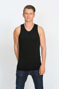 Round Neck Merino Singlet