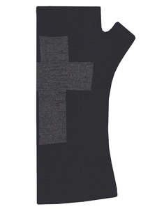 Cross Design Merino Wool Gloves