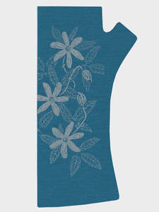 Clematis Print Merino Wool Gloves