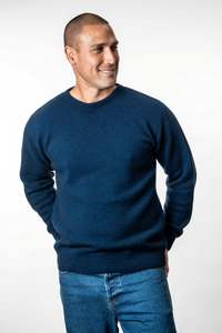 Crew Neck Possum Merino Jumper - Koru Knitwear