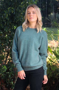 Plain Possum Merino Crew Neck Jumper