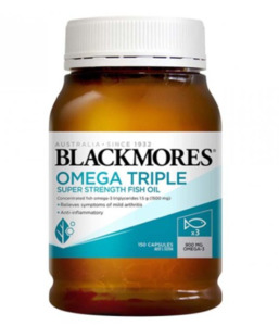 Fish Oil: Blackmores Omega Triple Super Strength Fish Oil 150 Capsules