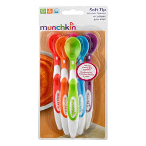 Baby Accessories: 【HALF PRICE SALE】Munchkin Soft-Tip Infant Spoon, 6 Count