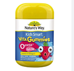 Kids: Nature's Way Kids' Smart Gummies Omega 3 Fish Oil 60s