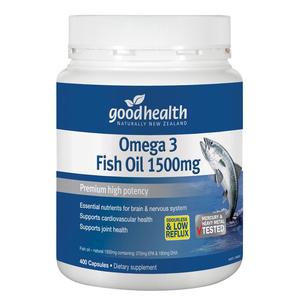 Goodhealth: Good Health Omega 3 Fish Oil 1,500mg 400 Capsules