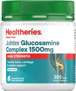 Glucosamine: Healtheries Jointex Glucosamine Complex 1,500mg 200 Tablets