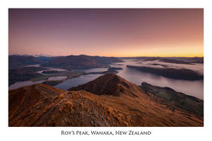 Postcard: 771 - Post Art Postcard - Roys Peak Wanaka