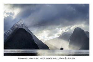 Postcard: 767 - Post Art Postcard - Milford Mariner - Milford Sound