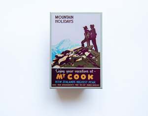 Magnet: FM0115 - Post Art Magnet - Mountain Holidays Mount Cook