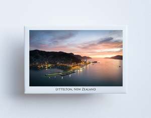 Magnet: FM0121 - Post Art Magnet - Lyttelton Harbour