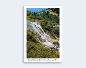OK3 - Post Art Postcard - Orakei Korako Cave & Thermal Park