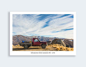 582 - Post Art Postcard - Speaking Kiwi Lesson #5 - Ute