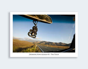 564 - Post Art Postcard - Speaking Kiwi Lesson #3 - Tiki Tour