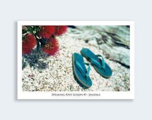 Speaking Kiwi Series: 547 - Post Art Postcard - Speaking Kiwi Lesson #1 - Jandals