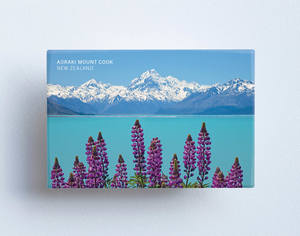 Magnets Sisson: MTS1030 - Sisson Magnet - Mt Cook (Lupins)