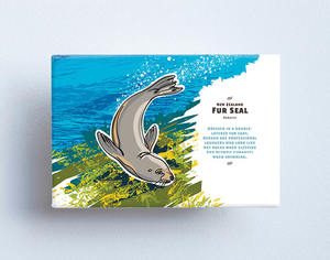 FM0156 - Post Art Magnet - NZ Fur Seal Kekeno