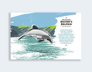 835 - Post Art Postcard New Wildlife - Hectors Dolphin