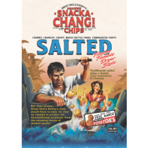 Art: Snacka Changi Chips Salted A1 Poster
