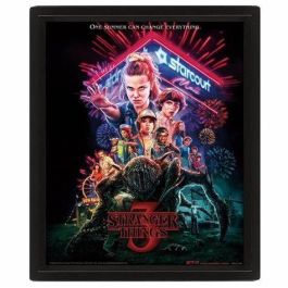 3D Lenticular: Stranger Things - Summer Of 85 3D Lenticular Framed