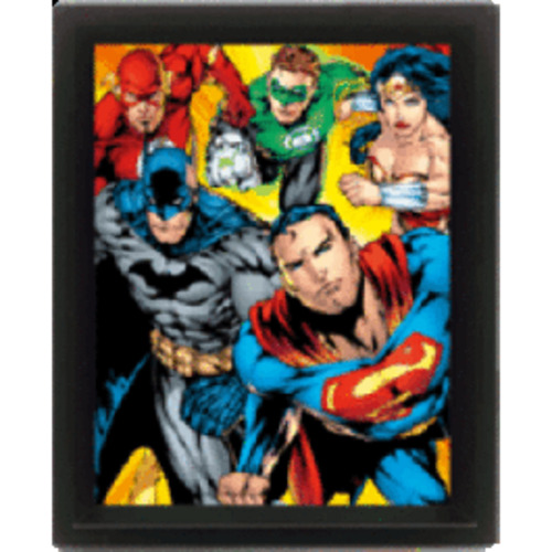 3D Lenticular: DC Comics - Framed 3D Lenticular