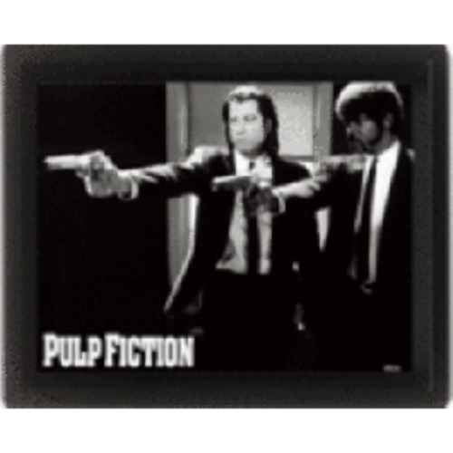 3D Lenticular: Pulp Fiction Guns - Framed 3D Lenticular