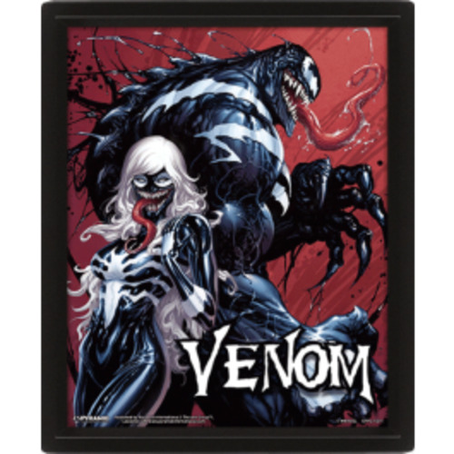 3D Lenticular: Venom Teeth and Claws - 3D Framed Lenticular