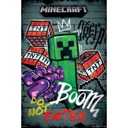 Gaming: Minecraft - Do Not Enter Graffiti