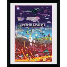 Minecraft - World Beyond Framed Print