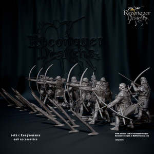 Reconquer Designs: C14th Longbowmen