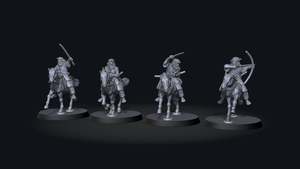Potbelly Miniatures: Emishi horses only - STLs only