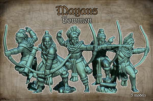 Red Copper Miniatures: Mayan Bowmen