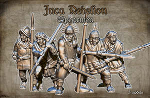 Red Copper Miniatures: Inca Rebellion Spearmen