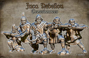 Red Copper Miniatures: Inca Rebellion Crossbowmen