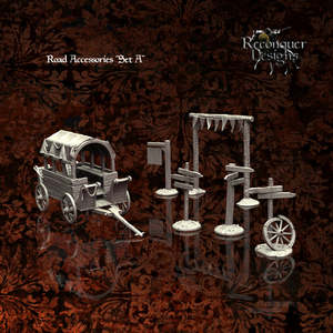 Reconquer Designs Buildings And Dioramas: A set of road accessories