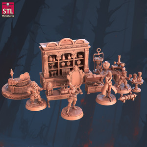 Stl Miniatures: Jewel Crafters Set