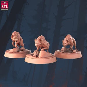 Stl Miniatures: Hyena