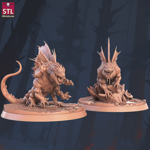 Stl Miniatures: Basilisks
