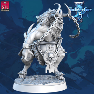 Stl Miniatures: Tormented Half-Breed