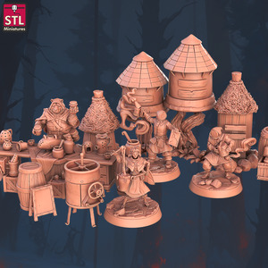 Fantasy Diorama: Beekeeper Set