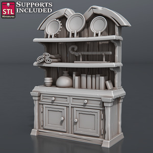 Fantasy Diorama: Antique Shop Library
