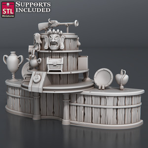 Fantasy Diorama: Antique Shop Display B