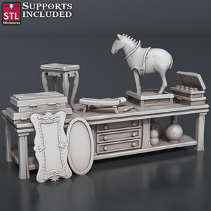 Fantasy Diorama: Antique Shop Display A