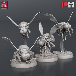 Fantasy Animals: Giant Flies