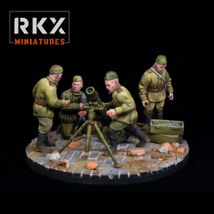 Rtx Miniatures: Soviet Heavy Mortar Team