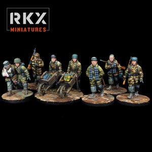 German Infantry: Fallschirmjäger Marching