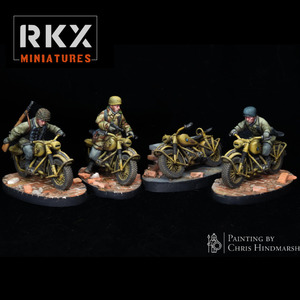 Fallschirmjager Motorcyclists