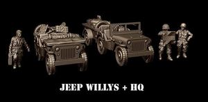 3d Breed Ww2 United States: US Para Willy's Jeep (two types)